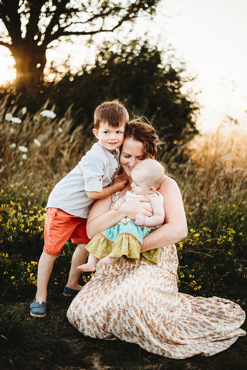 family photography in tadpole garden village
