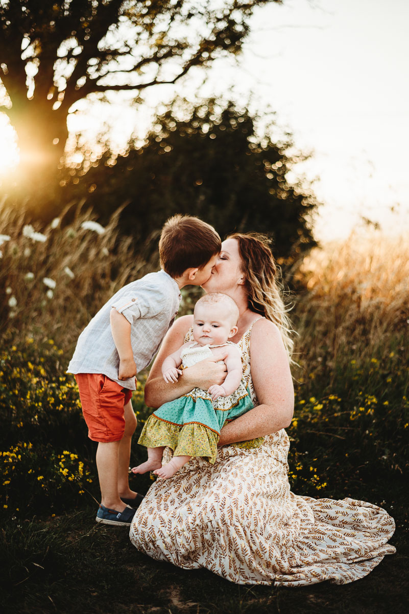 family photography in tadpole garden village