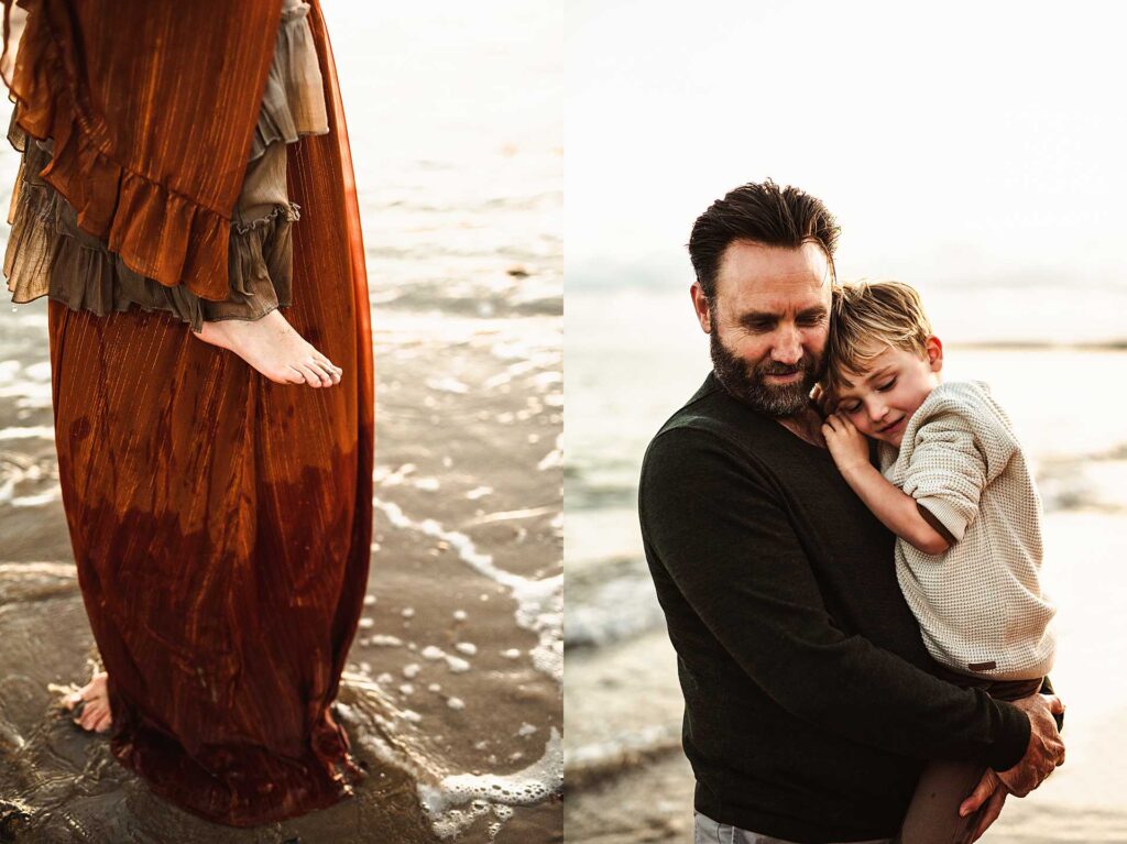 highcliffe beach family photography