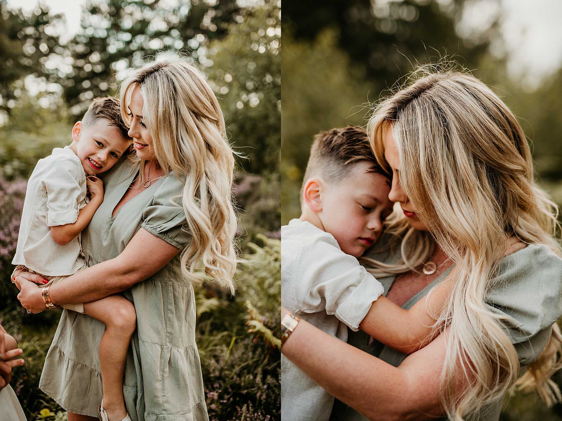 woodland family photography in Newbury