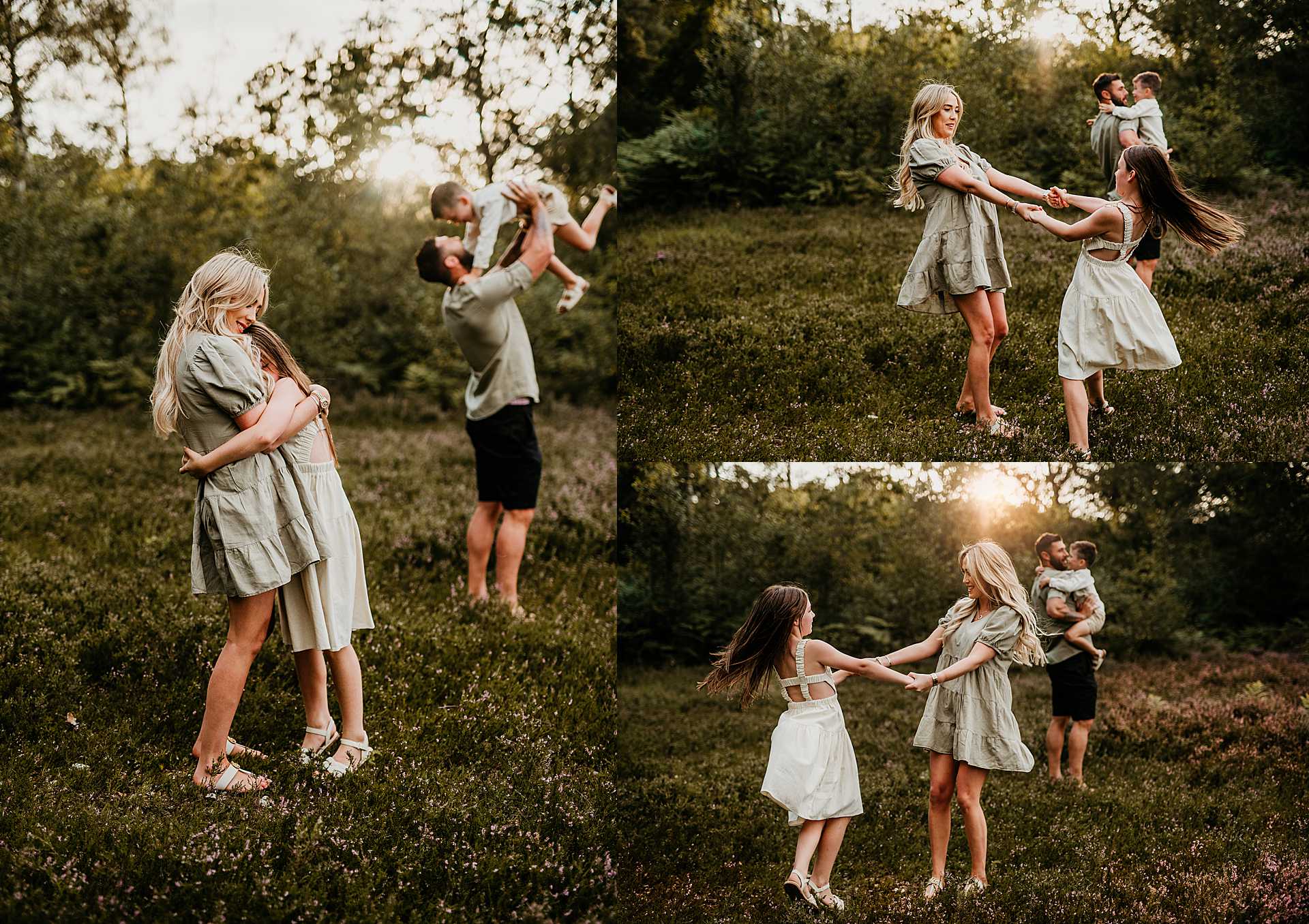 woodland family photography in Newbury