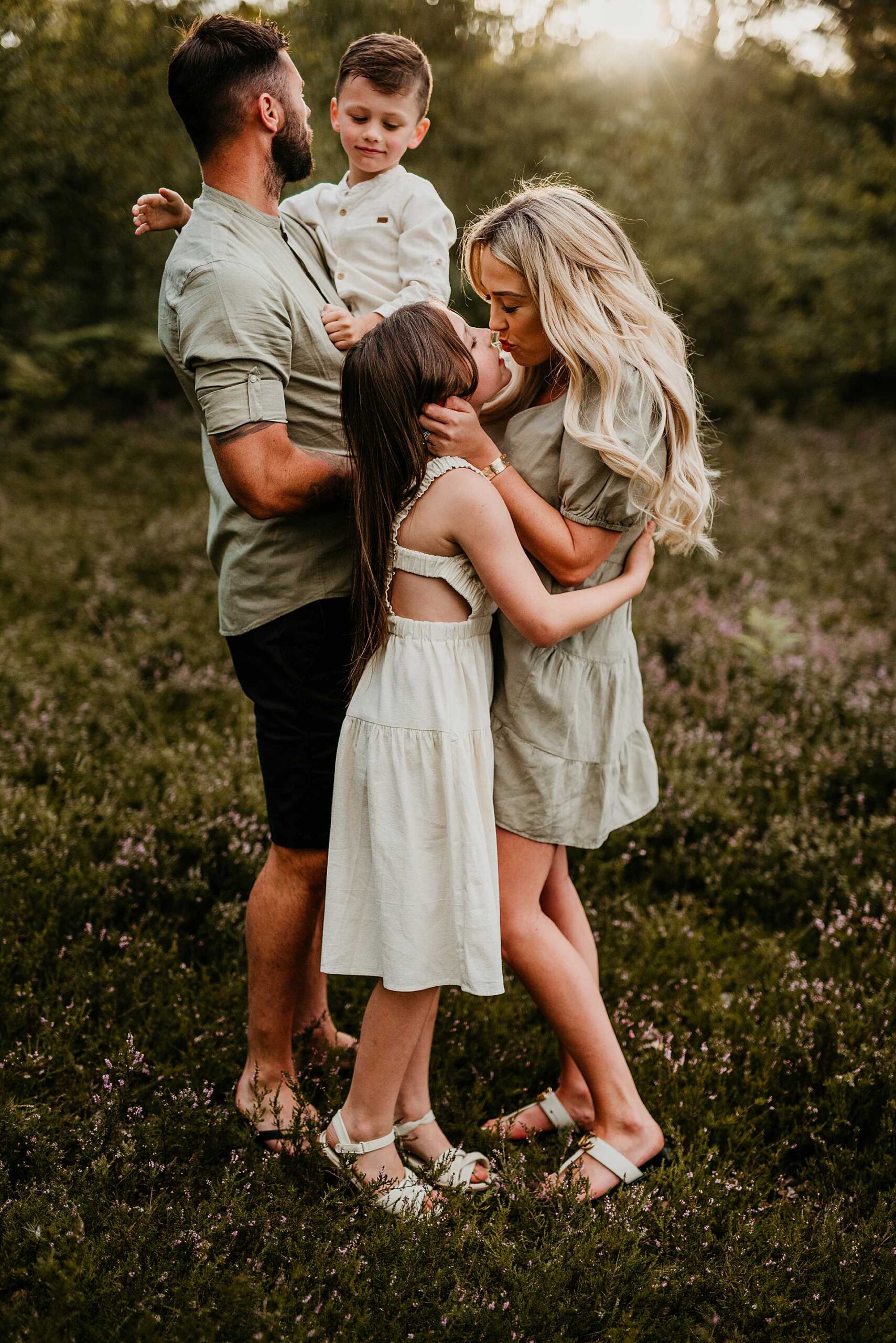 woodland family photography in Newbury