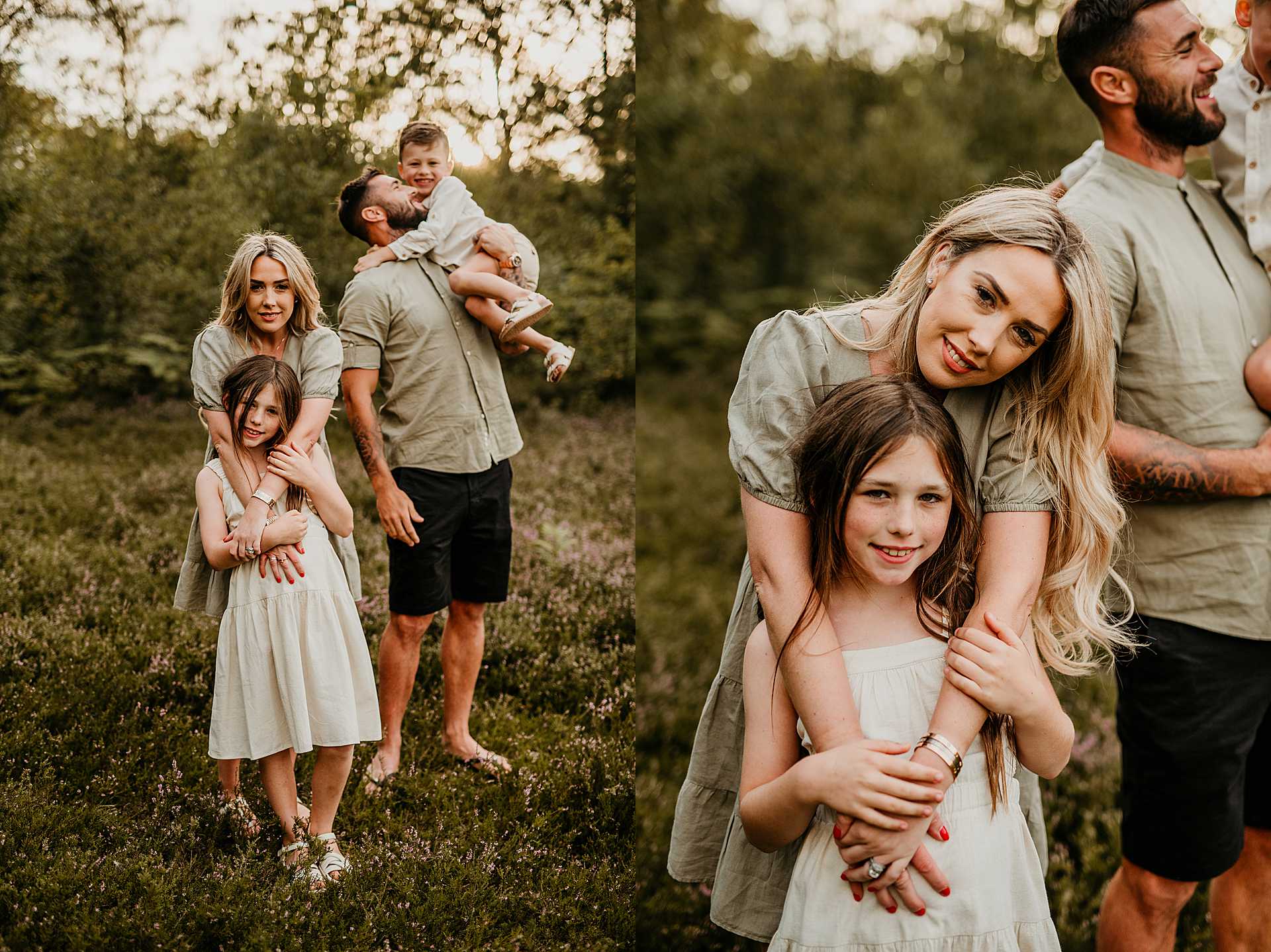 woodland family photography in Newbury