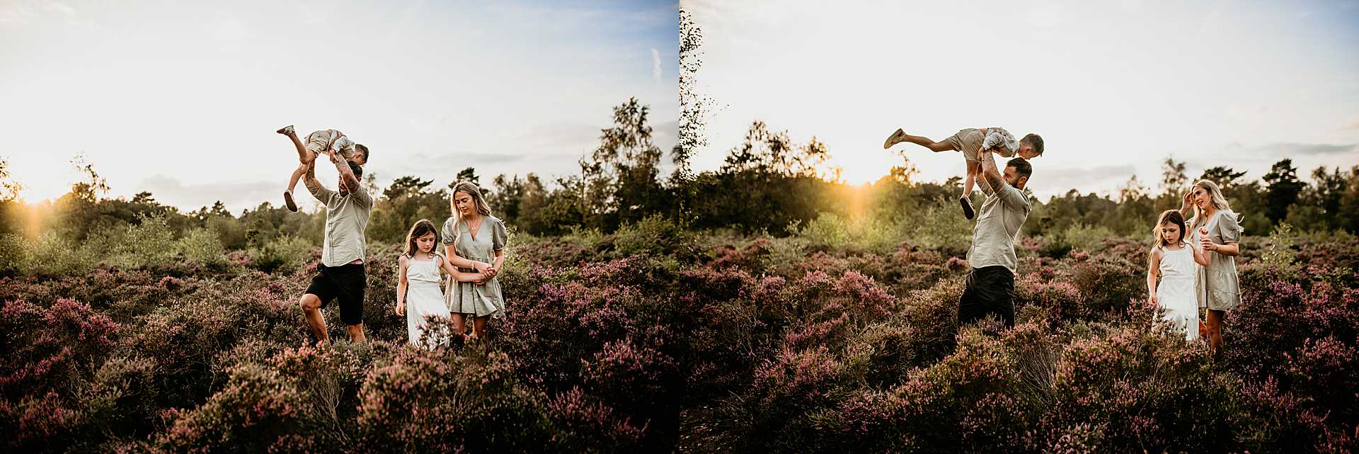 woodland family photography in Newbury