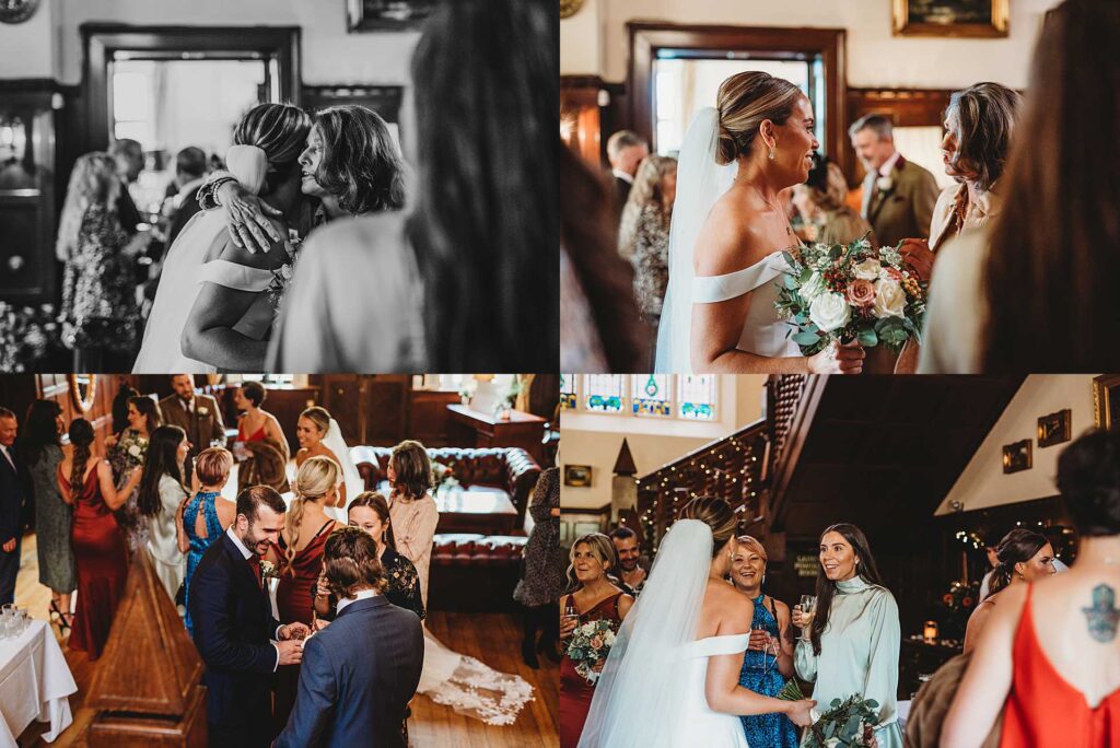 guests mingling at Highley Manor