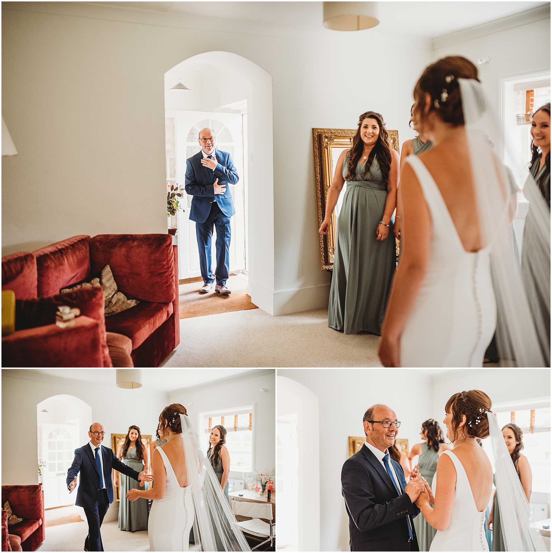 father of the bride first look