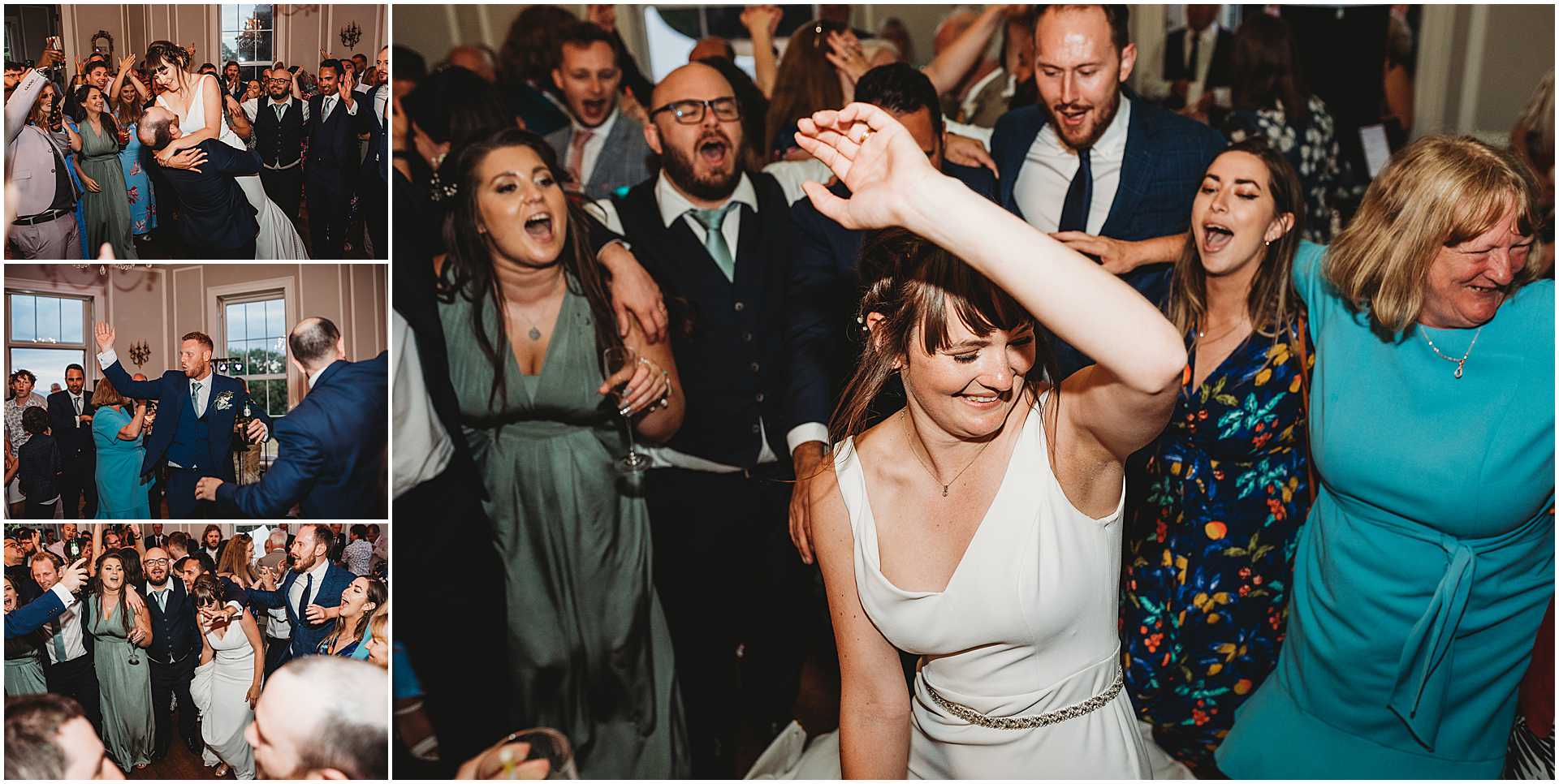 bride dancing at her wedding