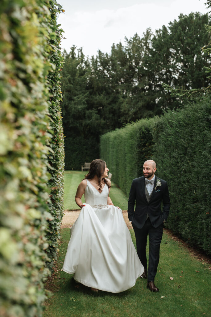 Intimate couple portrait at a 4 hour wedding in the Cotswolds